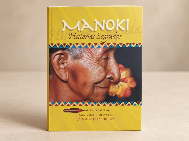 Capa de Manoki, trabalho do portfólio para Publicação independente.