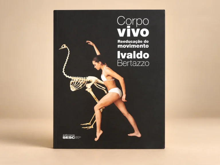 Capa de Corpo Vivo, trabalho do portfólio para Edições Sesc SP.